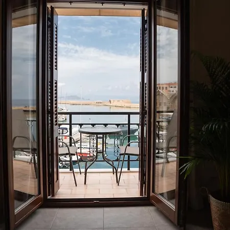 Destino Overlooking The Venetian Port Of Chania *