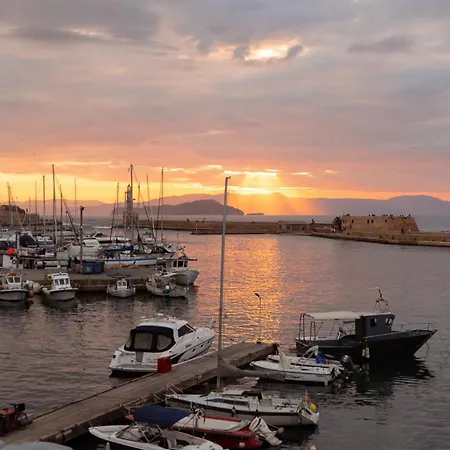 Destino Overlooking The Venetian Port Of Chania *