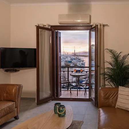 Destino Overlooking The Venetian Port Of Chania *