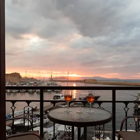 Destino Overlooking The Venetian Port Of Chania Ханья