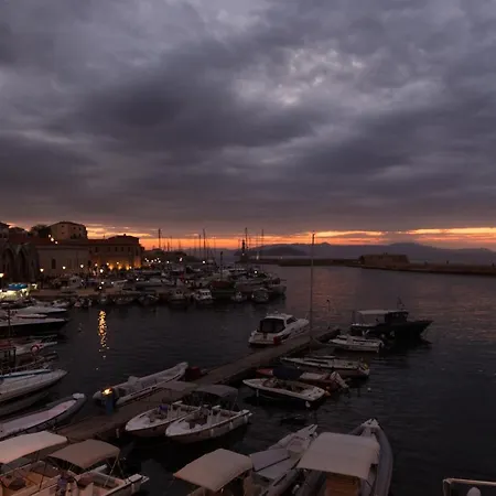 Destino Overlooking The Venetian Port Of Chania
