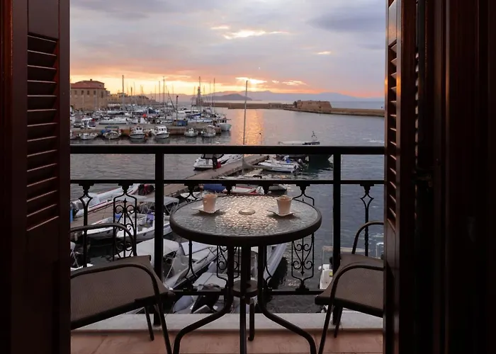 Destino Overlooking The Venetian Port Of Chania La Canée