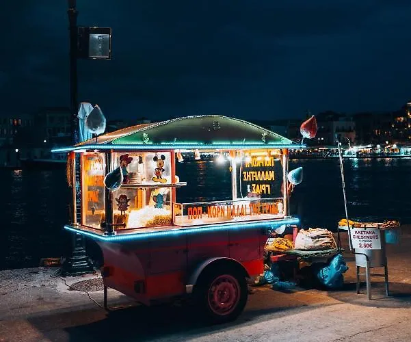 Destino Overlooking The Venetian Port Of Chania La Canée