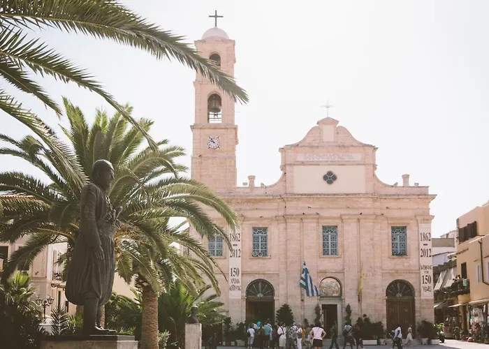 Destino Overlooking The Venetian Port Of Chania *