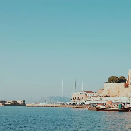 アパート Destino Overlooking The Venetian Port Of Chania *